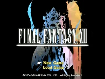 Final Fantasy XII (Japan) screen shot title